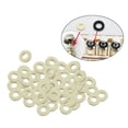thumbnail image 4 of 50x arandelas almohadilla fieltro para trompeta Yuyangstore blanco, 4 of 8