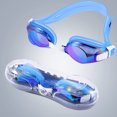 thumbnail image 6 of Anti Fog Swimming Goggles professional UV Protection Swim Goggle Glasses for Adult Men Women Youth Kids Child Girls Boys Red yellow, 6 of 7
