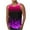 Purple, variant on EGNMCR Tank Tops Men Men Casual Fashion Gradation Printing Pullover Round Neck Sports Tank Tops