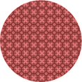 thumbnail image 1 of Ahgly Company Machine Washable Indoor Round Transitional Red Area Rugs, 7' Round, 1 of 7