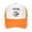 766-Orange-B, variant on Bibifish Mens Two Tone Baseball Cap "It'S A Bad Day To Be A Hot Dog" Embroidered Print Black And White Adjustable Funny Daily Hats