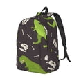 thumbnail image 2 of Daiia Dinosaur Skeleton Vintage Canvas Backpack for Men and Women ,Hiking Backpack,Travel Laptop Bag for School,Large Capacity Backpack, 2 of 6