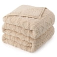 thumbnail image 1 of Manta pesada Drewin Queen, 6,8 kg, color beige sherpa, 1 of 9