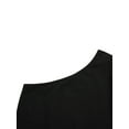 thumbnail image 4 of Qiylii Kids Girl 2Pcs Outfit, Solid Color One-Shoulder Long Sleeve Tops + Pants, 4 of 9