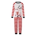 thumbnail image 2 of Pyjamas de Noël Assortis pour la Famille, Ensembles Assortis à Rayures Classiques avec Cerf, Pyjamas de Noël Assortis pour la Famille, Vêtements de Nuit pour Adultes, Enfants, Bébé, 2 of 7