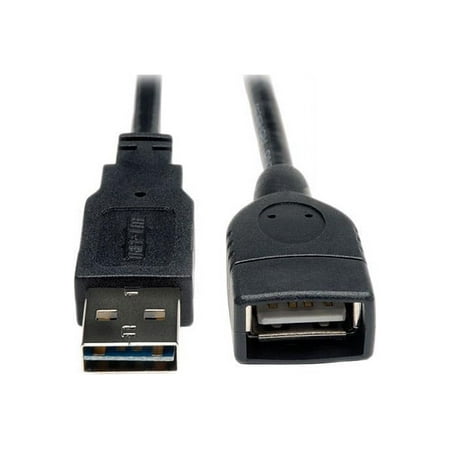 UPC: 0037332179593 | Tripp Lite Universal Reversible USB 2.0 A-Male to A-Female Extension Cable – 6ft