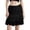 *Black, variant on Women's Tiered Tulle Ruffle Mini Skirt,Casual Elastic Waist Summer Skirt Purple,Women's Plus XXL