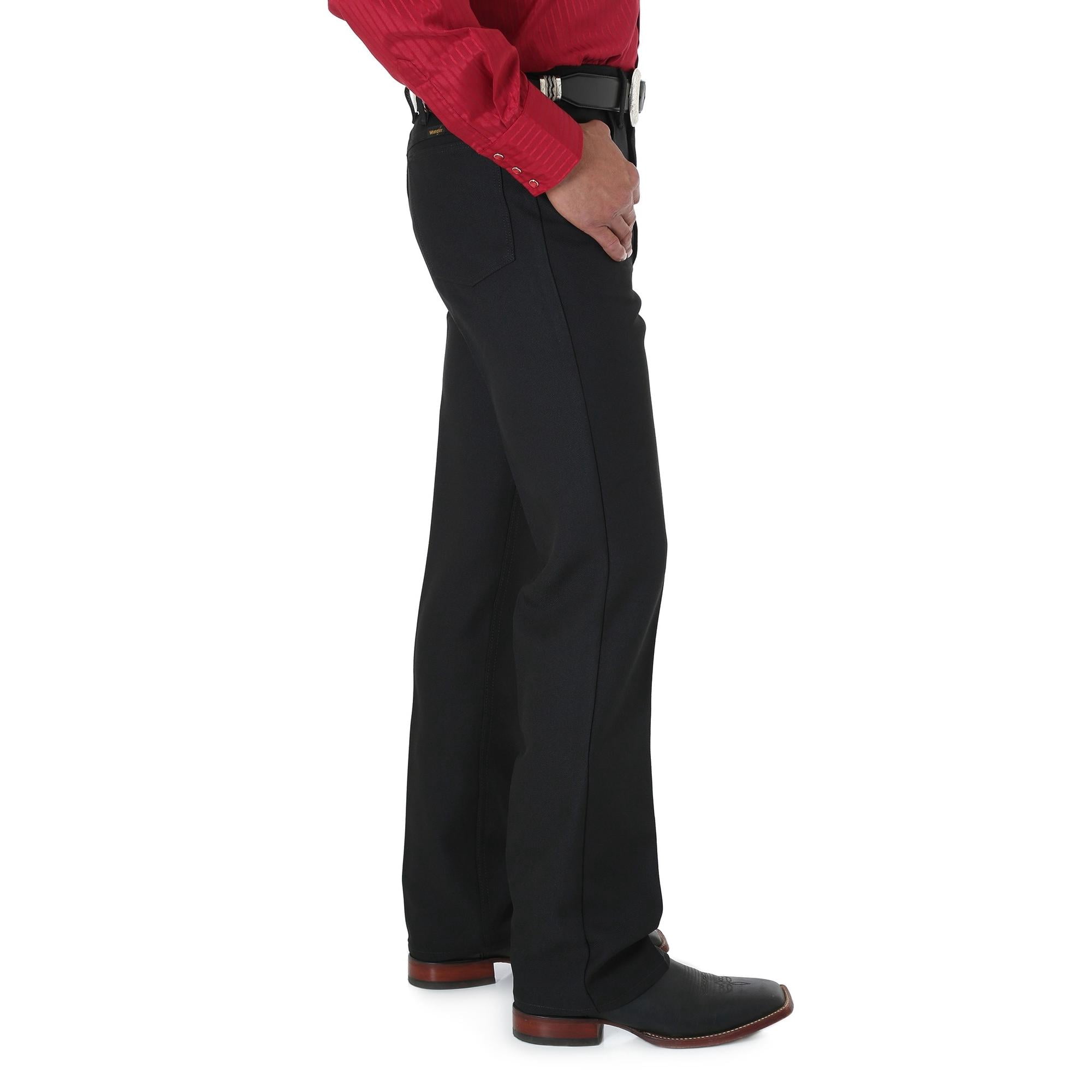 Wrangler Men's Wrancher Cowboy Twill Dress Jean with Stretch