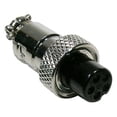 thumbnail image 1 of 25-725M-1 - MICROPHONE MINI 5F Prise en Ligne Métal, 1 of 1