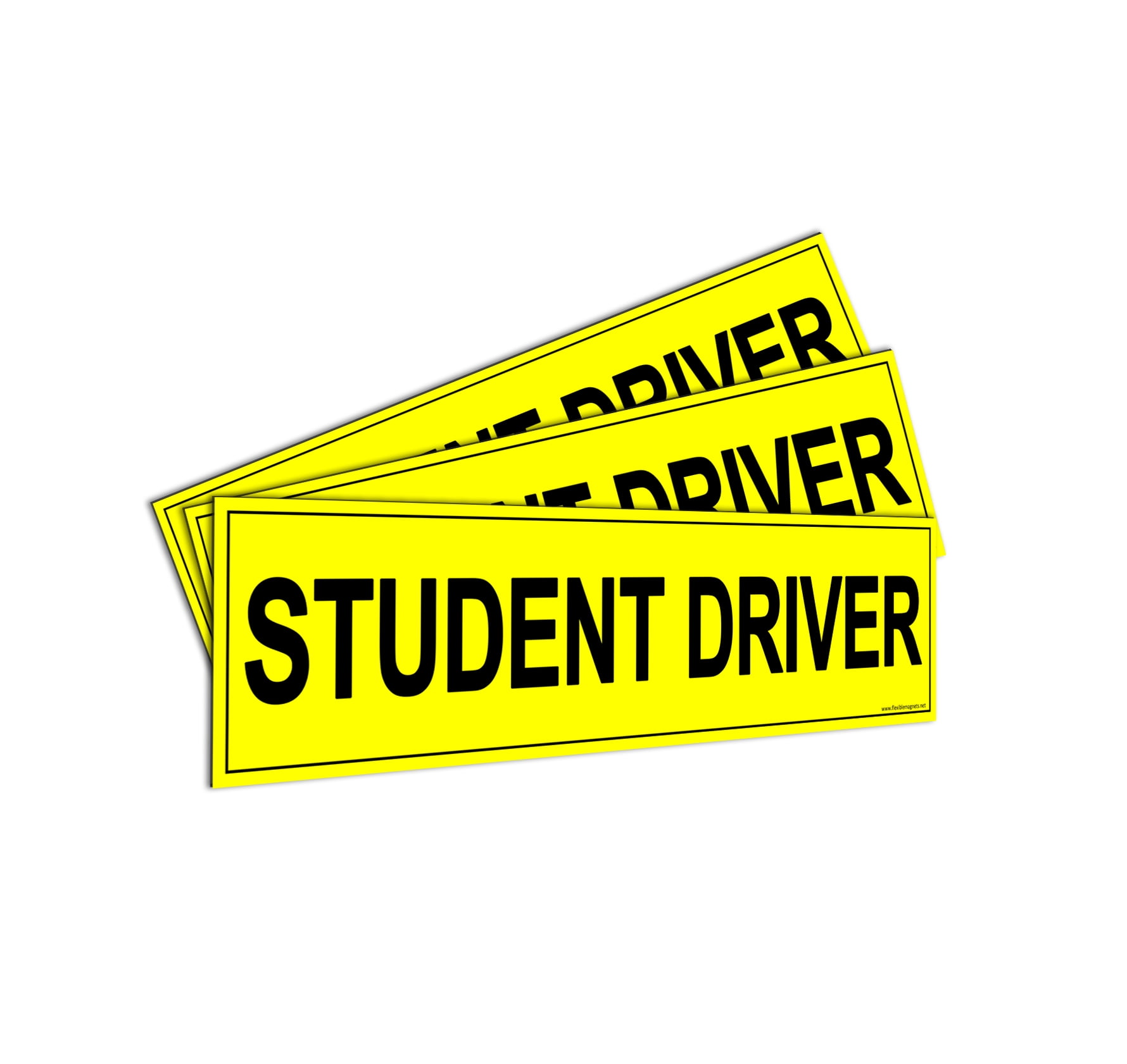 Caution Student Driver Bumper Sticker
