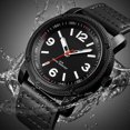 thumbnail image 4 of Fashion Minimalist Quartz Watch For Men 30m Waterproof Round Dial Wrist Watch, 4 of 5