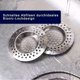 thumbnail image 3 of Stainless Steel Kitchen Sink Filter (Set of 3) - Shower Hair Catcher 7.5 x 7.5 cm, 90 Hole Filter, Grid, Kitchen Accessory, Bathroom, Kitchen, 3 of 5