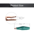 thumbnail image 2 of HUGFEGWE 10 Pcs Pinces Alligator 10A, Pinces Électriques Crocodile avec Isolation Protectrice Verte CJB91-112361, 2 of 7