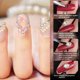 thumbnail image 5 of 10 Uds Aurora Mocha taladro inferior puntiagudo Rosa amor corazón K9 taladro de vidrio decoración de uñas, 5 of 5