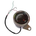 thumbnail image 2 of Indicador de nivel de eléctrico de motocicleta universal de 2,56 pulgadas 12 V (cromo, 2 of 6