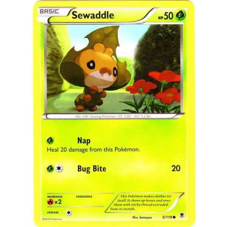 Pokemon Phantom Forces Common Sewaddle #5