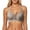 Light Gray, variant on Lightweight Gathered Cups Bra for Women Adjustable Straps, Delicate Mesh Fabric, Natural Shape and Good Support