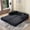 Black, variant on Convertible Sleeper Sofa Bed with Pillow, Corduroy Folding Mattress Floor Sofa Lounge Couch for Living Room, Bedroom, Green