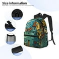 thumbnail image 3 of Easygdp Impressionist Village Sky Casual Laptop Backpack, Backpack for School, Travel, Business, 3 of 6