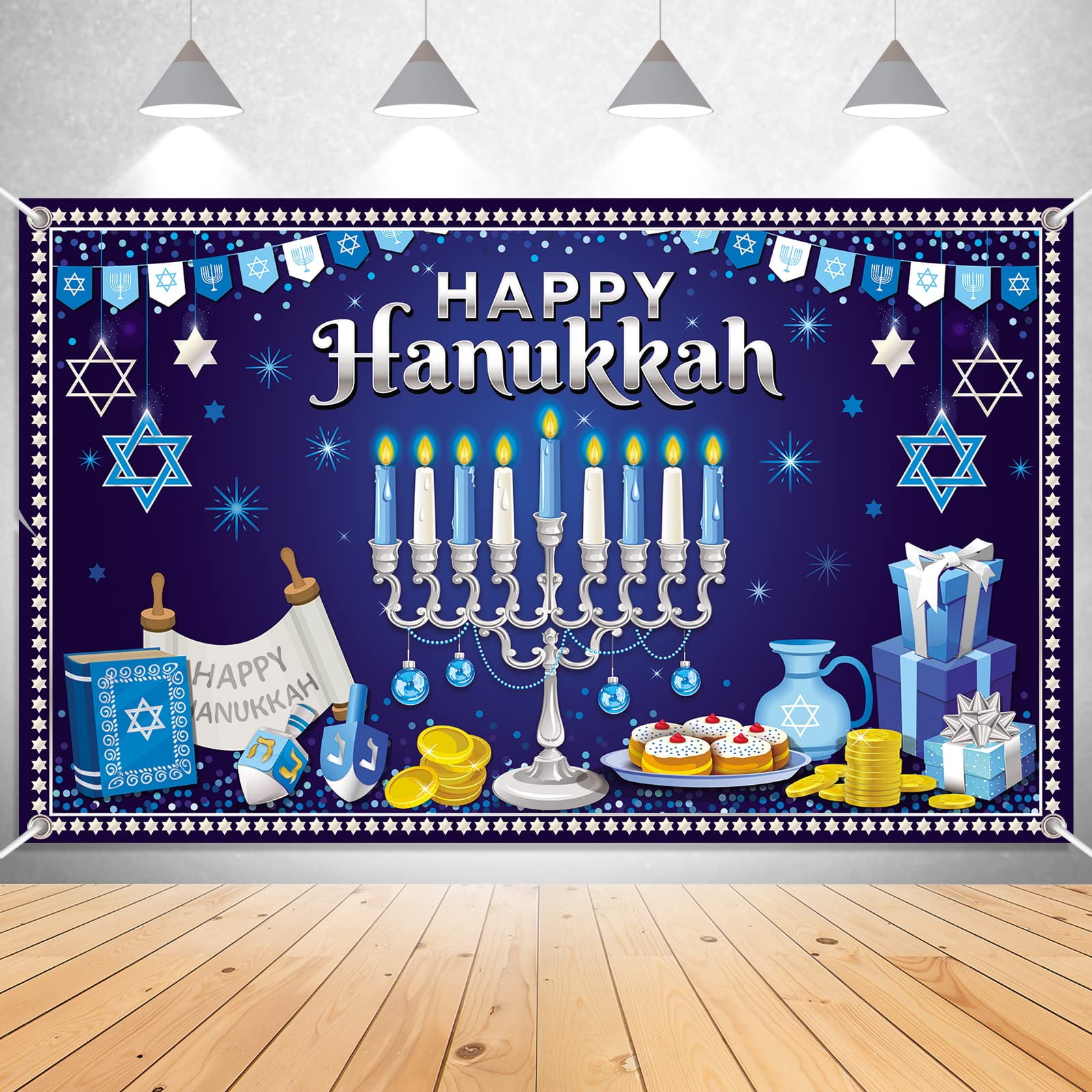 Hanukkah Decorations Happy Hanukkah Decor Hanukkah Party Supplies Hanukkah Decorations Happy Hanukkah Decor Hanukkah Party Supplies