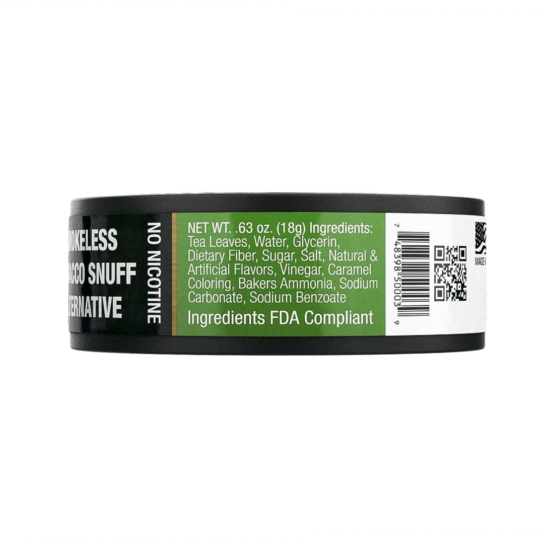 BaccOff, Classic Apple Blend Pouches, Premium Tobacco Free, Nicotine Free  Snuff Alternative (1 Can)