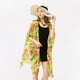 thumbnail image 5 of Cárdigan Kimono para mujer, ropa de pya suelta sin mangas, blusas de pya con cubierta de traje de baño para fiesta de viaje de - Yellow Amarillo Soledad Cárdigan tipo kimono de playa, 5 of 8