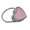 pink acrylic, variant on Stainless Steel Openable Heart Shape Dating Rings Finger Jewelry Unique Rings Suitable for Everyday Wear and Dates