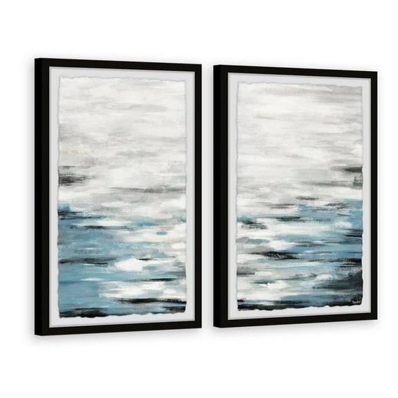 Reflective Sea Diptych