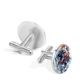 thumbnail image 3 of Ice Hockey Stylish Stainless Steel Men's Cufflinks for Business Attire and Special Occasions, 3 of 6