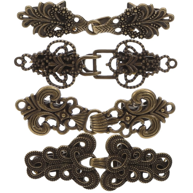 EeaseCA 4 Pcs Épingles à Broche Pinces à Chandail Épingles à Col Chemises Embouts Blouse Épingle à Col