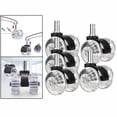 thumbnail image 3 of Heavy Duty Office Chair Caster Wheels 5Pcs Computer Chair Wheel for 2.5 inch, 3 of 8