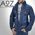 thumbnail image 4 of Mens Jacket Fashion Denim Jacket Jeans Long Sleeves Coat for Mens, 4 of 5