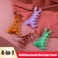 thumbnail image 2 of 4 in 1 Multifunctional Head Massage Comb Meridian Comb Facial Massager Tool, 2 of 8