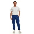 thumbnail image 3 of SOCKS'NBULK 3 Pack of Mens Jogger Bulk Sweatpants, Royal Blue, Comfy Lounge Joggers for Men, 3 of 7