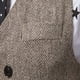 thumbnail image 5 of pstuiky Camisetas sin mangas para hombre, Nueva camiseta sin mangas con cuello tipo blazer y estampado de chaleco cruzado para hombre Tops elegantes para mujer l, 5 of 8