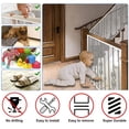 thumbnail image 4 of Red de seguridad para escaleras, barandilla de seguridad para bebés, barandilla de balcón, 3 m de largo x 80 cm de alto, red de seguridad para escaleras para niños, 4 of 4