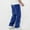 #Blue, variant on DPTALR Men's Spring-Summer Solid Color Workwear Pants，Drawstring Waist，Pockets,Sports,Casual,Blue Big and Tall Men S