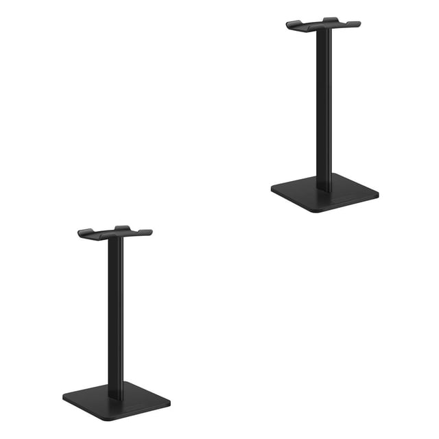 Decodeary Universal Headset Hanger Game Earphone Holder Headphone Bracket Display Stand black 2Set