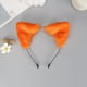 thumbnail image 1 of Diadema con orejas de gato y zorro de simulación hecha a mano, diadema con orejas de bestia de peluche, accesorios para vestido de cosplay, accesorios para tocado, 1 of 6