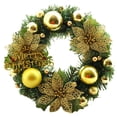 thumbnail image 1 of Couronnes de Noël pour Porte d'Entrée Décoration Intérieure de Vacances de Noël, 1 of 2