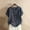 Navy, variant on Ayolanni Short Sleeve Womens Blouses Scoop Neck Floral Casual Embroidered Blouse Comfortable Cotton Linen Shirts Women's Tops, Tees & Blouses Blue L