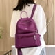 thumbnail image 1 of Bolso de hombro escolar de nailon resistente al agua, mochila de viaje informal para mujer (púrpura), 1 of 5