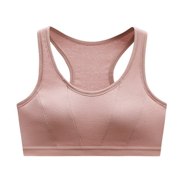 Aayomet Bralettes for Women Plus Size Back Wrapped Chest Thin Without Steel Rings Bra (Pink, M)