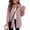 Pink #016, variant on Waffle Knit Shacket for Women 2026 Long Sleeve Button Down Shirts Collared Business Casual Fall Tops with Chest Pocket