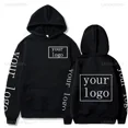 thumbnail image 2 of 2024 Estudiante Casual Texto impreso personalizado Sudadera con capucha DIY Logotipo personalizado Sudadera con capucha personalizada Sudadera con logotipo de texto, 2 of 5