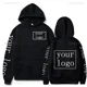 thumbnail image 2 of 2024 Estudiante Casual Texto impreso personalizado Sudadera con capucha DIY Logotipo personalizado Sudadera con capucha personalizada Sudadera con logotipo de texto, 2 of 5
