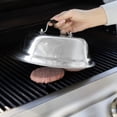 thumbnail image 6 of Outset Stainless Steel Large Cheese Melting Dome for Grill, Griddle, and Stovetop, 10.75" x 5", 6 of 6
