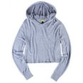 thumbnail image 4 of Aeropostale Womens Hooded Pajama Sleep T-shirt, Blue, Juniors, X-Small, 4 of 4