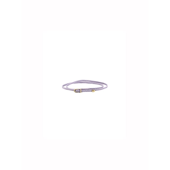INSPIRE CHIC Women Skinny Braided Belt Woven - Pin Buckle Casual Waist Belt for Dresses Waist:26-33 Light Purple