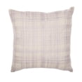 thumbnail image 2 of Laddha Home Designs Handwoven Embroidered Checkered Throw Pillow - 24" - Cream and Purple, 2 of 8